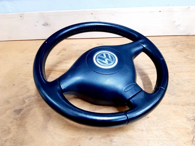 Volante VW Golf 4 Bora 3 raggi pelle volante in pelle 1J0419091AF buone condizioni
