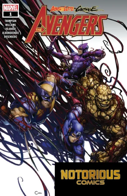 Absolute Carnage Avengers #1 Marvel Comics 1st Print _EXCELSIOR BIN