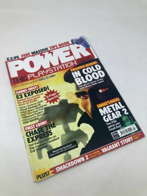 Playstation Power Magazine Issue 54 July 2000 Retro/Vintage Rare Guide