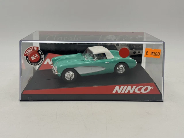 Voiture Miniature NINCO 1/32 Corvette Speed Record - Slot Car - Très Bon état