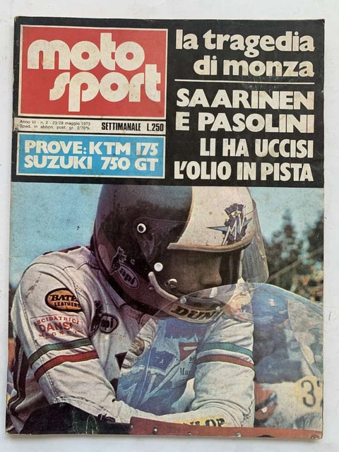 Moto Sport 23-29  Maggio 1973 Ktm 175 Suzuki 750 Gt