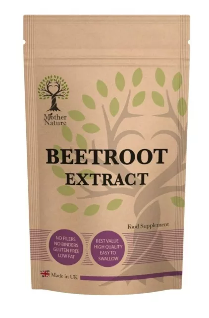 Beetroot Capsules 500mg Genuine 100% Natural Supplement Vegan Beetroot Powder