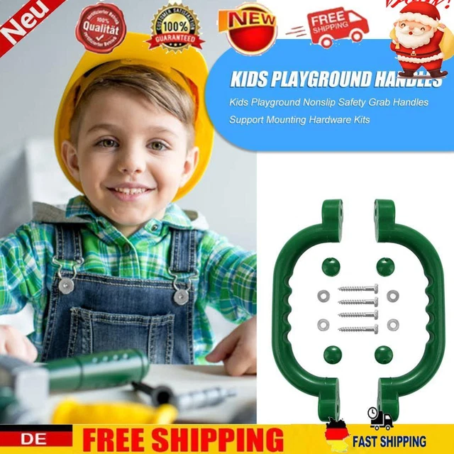 Rutschfeste Sicherheitshaltegriffe für Kinderspielplätze, Befestigungsmaterial (