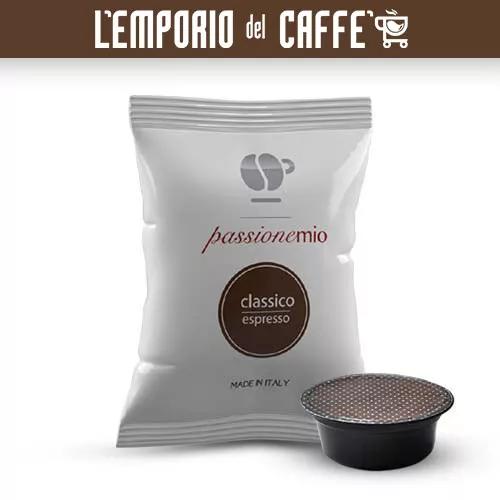 Lollo Caffe' Passionemio 100 Capsule  Espresso Classico Compatibile A Modo Mio