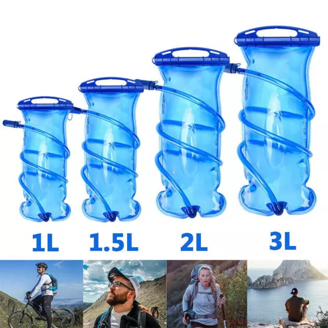 1/1.5/2/3L Water Bladder Backpack Hydration Pack Bag Outdoor Water Bags Hot UK