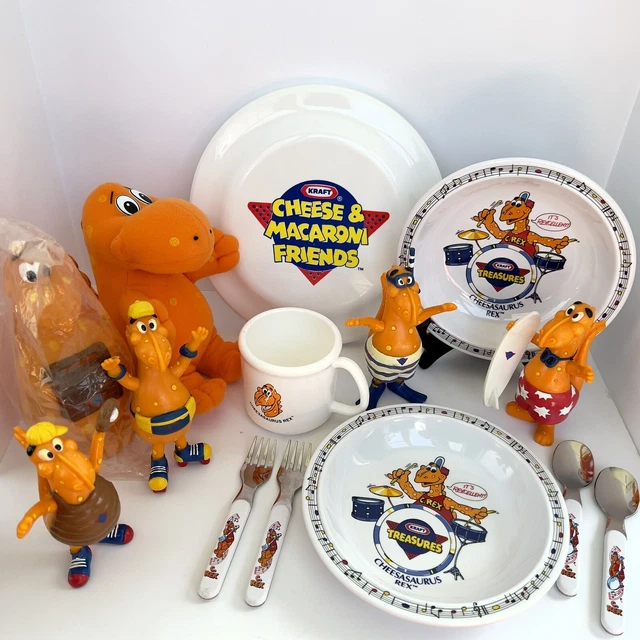 Vintage Kraft Macaroni & Cheese Friends Cheesasaurus Rex Collectors Lot Of 14
