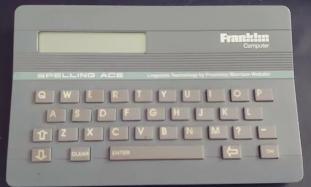 VINTAGE Franklin Computer Spelling Ace Model SA-98 English Spell Checker WORKS!