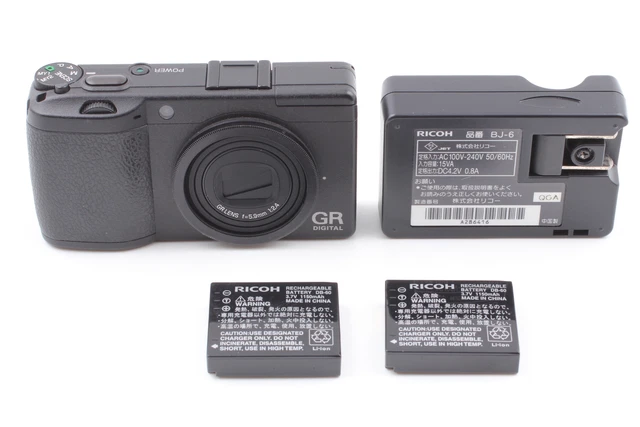 [MINT] RICOH GR DIGITAL II 10.1MP 5.9mm f/2.4 Digital Camera Black From JAPAN 2