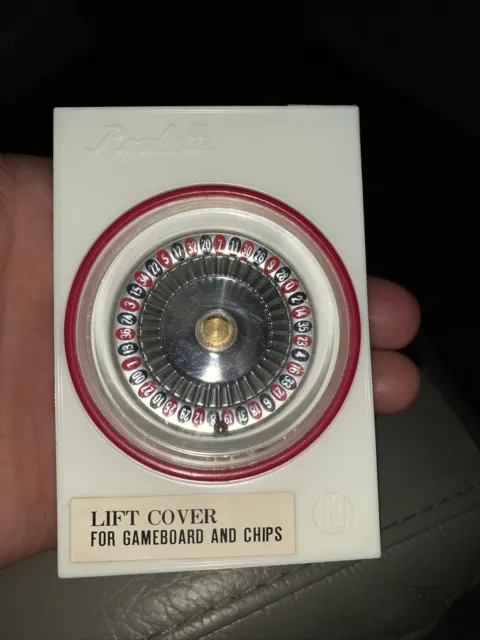 Rare! Limited edition! Miniature Roulette Wheel 1974 Vintage (48 years old)