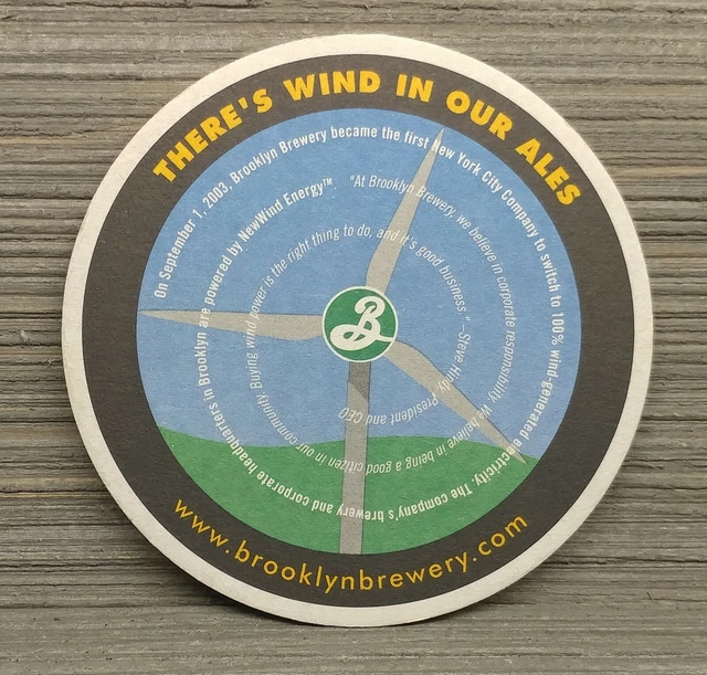 Brooklyn Brewery Beer Coaste-Brooklyn New York-There's Wind In Our Ales