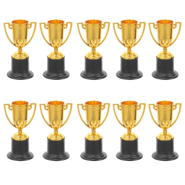 10 Pcs Trophée Plastique Enfant Prix Cadeaux Pour Enfants Mini Cotillons