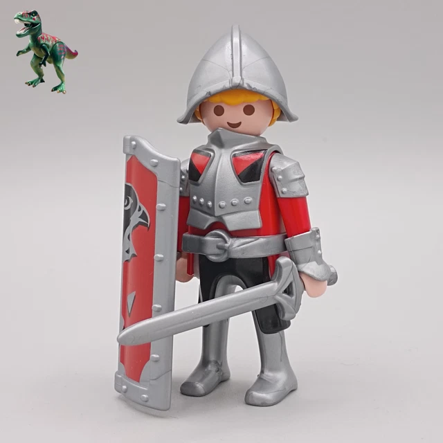 Plumet Playmobil Orange Pour Casque Médiéval – Crête Aigle Avec Ailes – Pièce Détachée Occasion