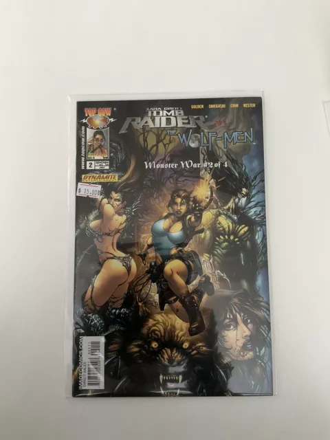 Tomb Raider Vs The Wolf-Men 2 Near Mint Nm Top Cow