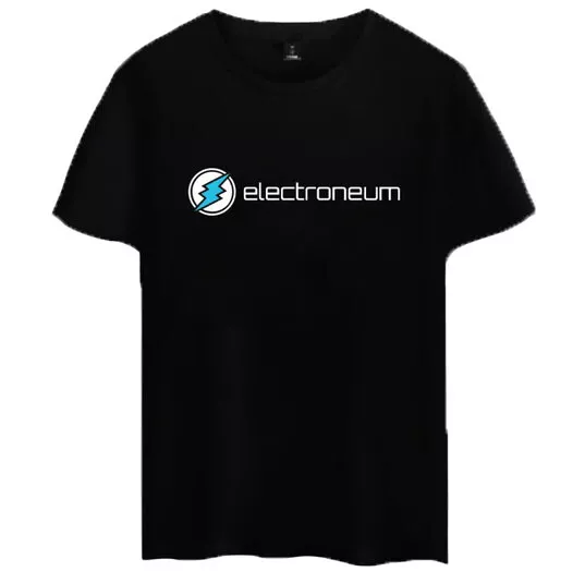 Bitcoin T-Shirt, Electroneum ETN, Cryptocurrency Blockchain BTC Kryptowährung