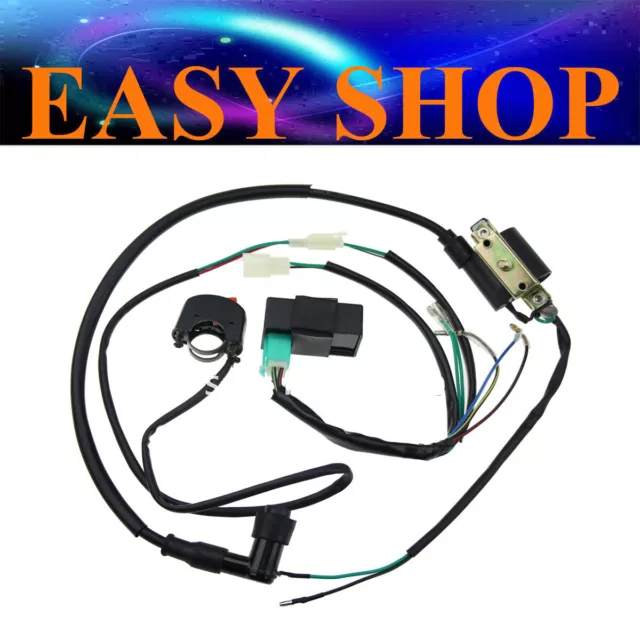 KICK START Full Electrics wiring harness 90cc 125cc 140cc 150cc Dirt PITPRO BIKE