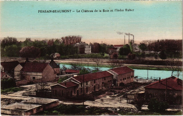 CPA Persan Le Chateau de la Soie et l'India Ruber (1317951)