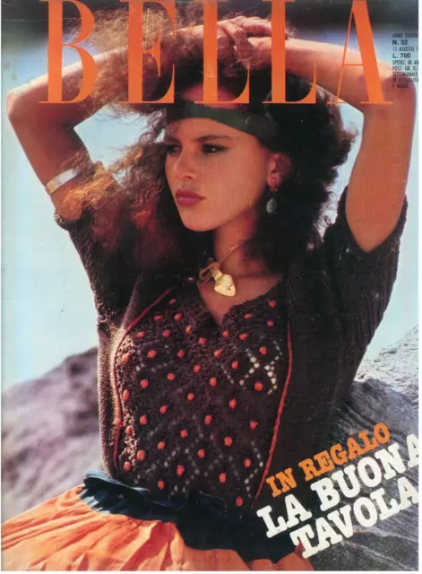 Bella N. 32 11 Agosto 1981 Moda Italian Fashion Magazine Maglia Taglio Cucito