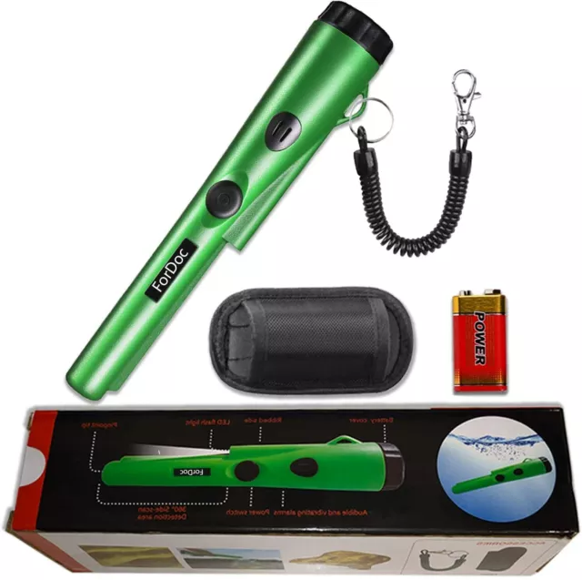 Pinpoint Metal Detector Pinpointer Waterproof Fully Waterproof with Belt Holster