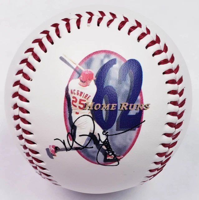 MARK MCGWIRE 62 Home Runs 9/8/98 Commemorative Baseball St. Louis