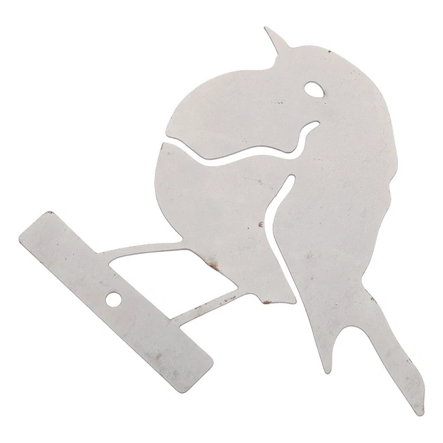 1 Pc Metall Vogel Wand Dekor Eisen Wand Kunst Eisen Vogel Figur 9