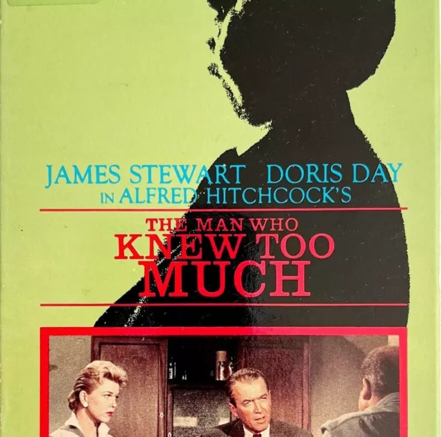 THE MAN WHO Knew Too Much VHS Hitchcock 1984 Thriller Vintage Stewart