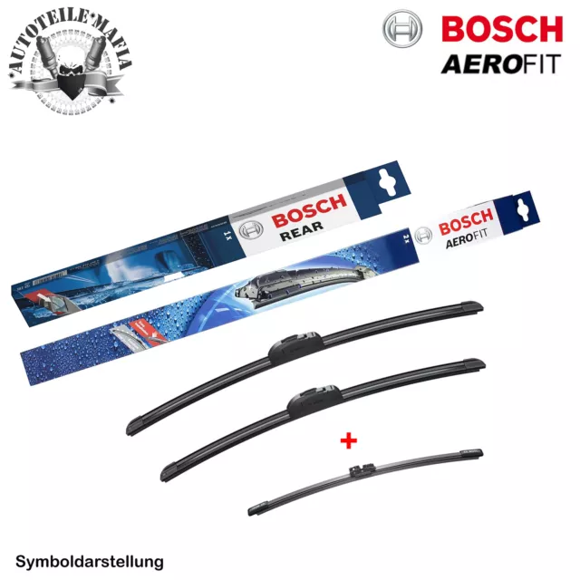 Bosch Aerofit Scheibenwischer Set Vorne + HINTEN für VW Golf V Variant VI Varian