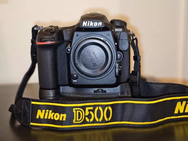 Nikon D500 DSLR Camera with MB-D17 Battery Grip & Accs. - Shutter Count (3852)