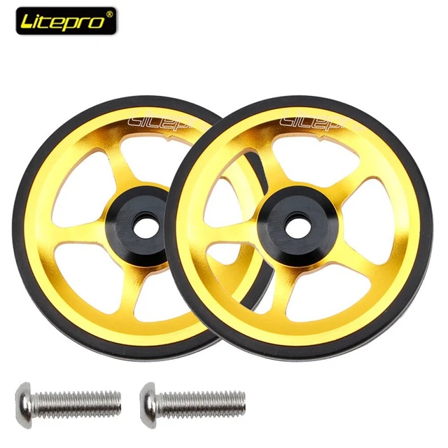 Roues De Remplacement Pour Vélo Pliant Brompton/Dahon - Double Roue Roller Et Garde-boue