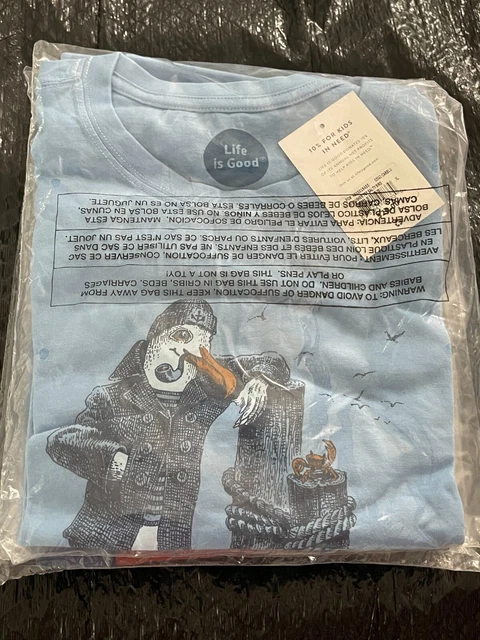 Brand NEW Life Is Good Shirt Men's Size XL NWT Light Blue