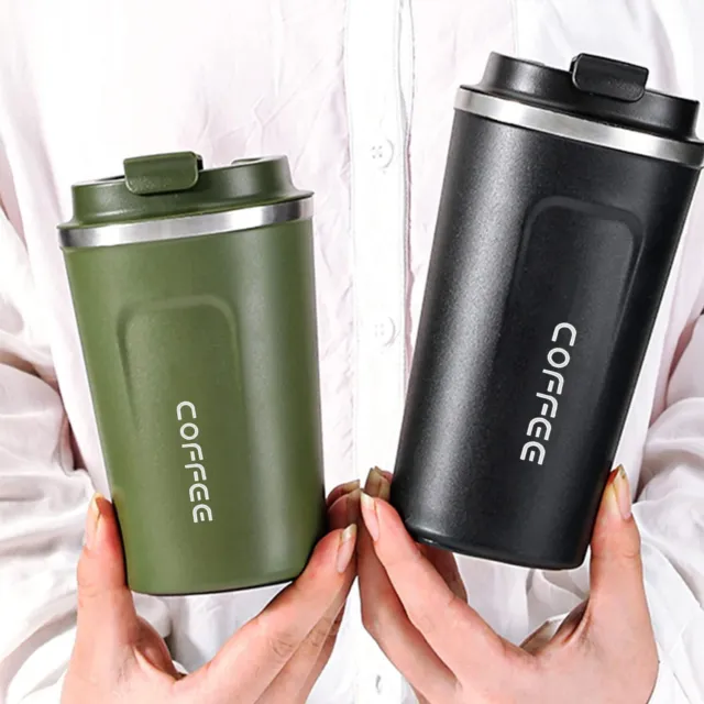 17oz Stainless Steel Insulated Coffee Tumbler Vacuum Cup Travel Mug Spill Proof