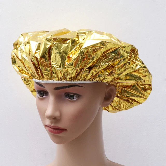 6 pezzi tappo styling capelli monouso pellicola alluminio impermeabile elastico