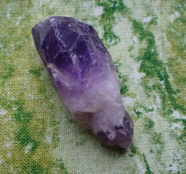 Natural Chevron Amethyst Point Rough Crystal