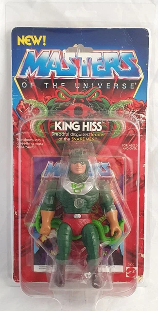 Masters of the Universe MOC Ungeöffnet King Hiss US vintage He Man