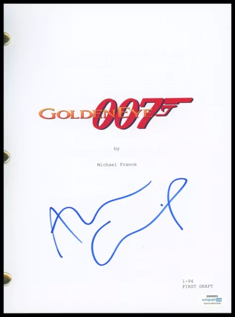 Alan Cumming "GoldenEye" AUTOGRAPH Signed 'James Bond' Script Screenplay ACOA