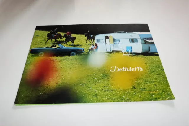 Dethleffs Wohnwagen Broschüre mit Preisliste  1972 Globetrotter/Nomad/Beduin