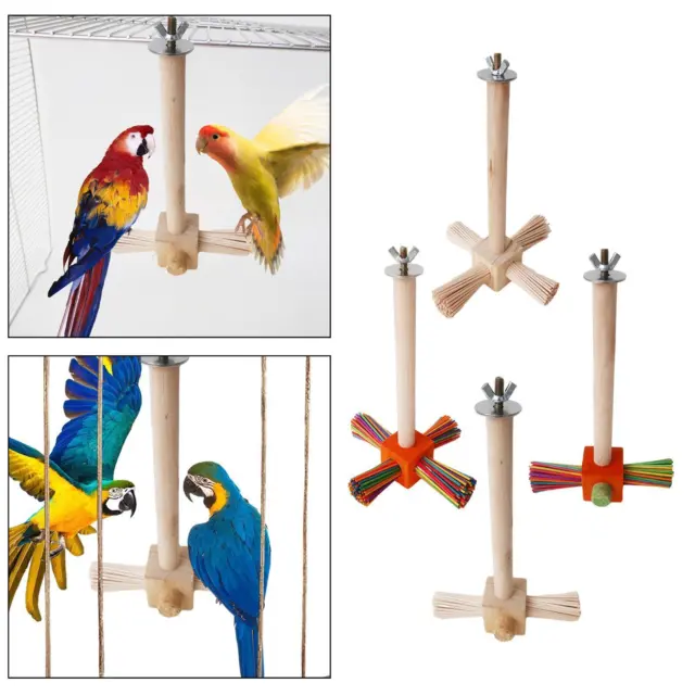 Vögel Papagei Sitzstange Vogelständer Zweig für Nymphensittiche Sittiche