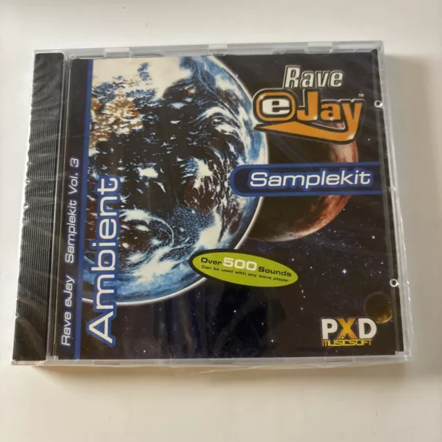 Rave EJay Sample Kit Vol 3 PC CDROM 1998 Win95 *New Sealed*