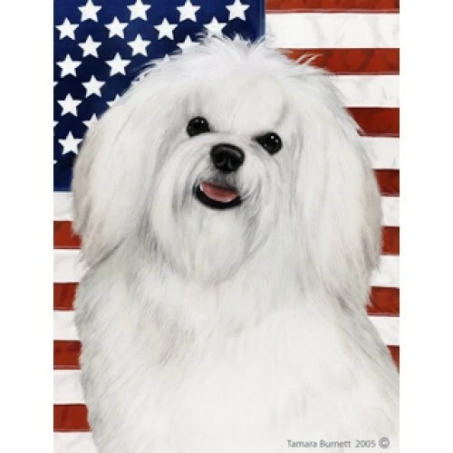 Patriotic (D2) Garden Flag - Maltese 320411