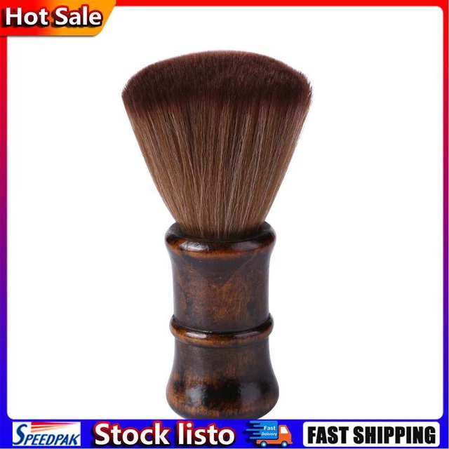 Wooden Hair Sweep Brush Neck Face Duster Soft Hair Cleaning Hairbrush (6) Hot