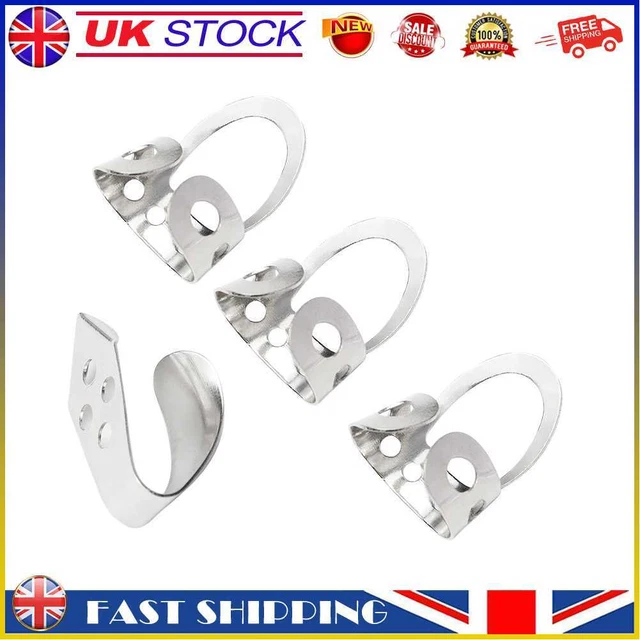 Adjustable 3 Finger Picks+1 Thumb Pick Acoustic Guitar Banjo Pick (Silver) #gib