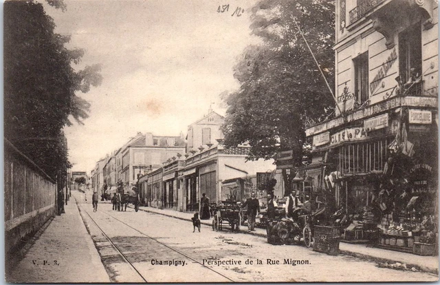 94 CHAMPIGNY - perpsective de la rue Mignon.