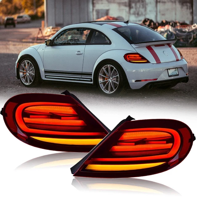 Pair Of Rare AAC010 Snowflake Rear Tail Lights For VW Beetle Type 1 – Vintage Oval Window