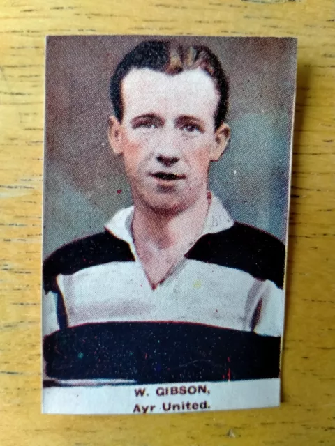 W. Gibson Ayr United DC Thomson Adventure Famous Club Colours & Players 1923