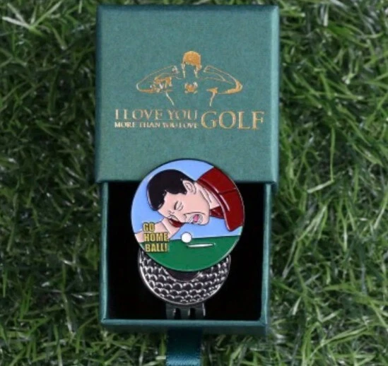 HAPPY GILMORE ENAMEL Golf Ball Marker Adam Sandler Golf 90s Funny Go