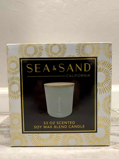 Sea & Sand California Essential Oil Candle Set 3pk Soy Wax Blend