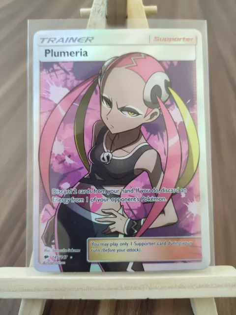 Plumeria 145/147 Burning Shadows Full Art  Ultra Rare Pokemon Card * New *