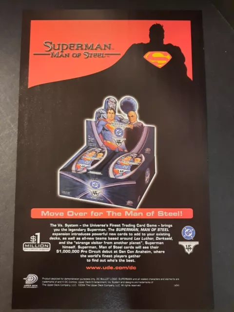 VS. SYSTEM TCG UDE Pro Circuit Competitions Batman ~ Comic Page PRINT AD