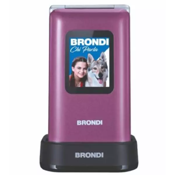 Brondi Amico Prezioso (Violet) - Telefono Cellulare Senior