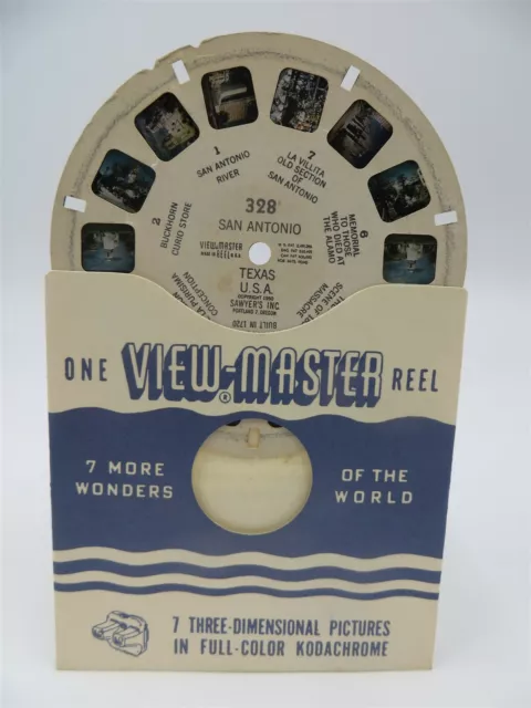 View-Master Reel 328, San Antonio, Texas, Single Reel