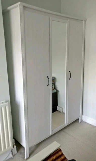 Ikea brusali 3 clearance door wardrobe
